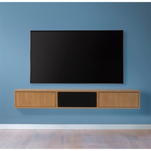 Klim Furniture - N100 Mediamodul - Mål B150 x H21 x D 30/40